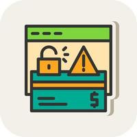 Online Robbery Vector Icon Design