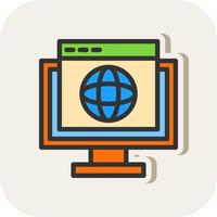 Web Browser Vector Icon Design