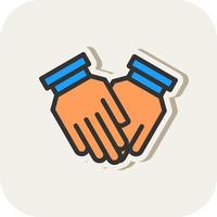 Holding Hand Vector Icon Design