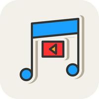 Music Player Vector Icon Design