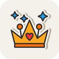 Crown Vector Icon Design