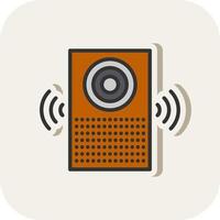 Smart Speaker Vector Icon Design