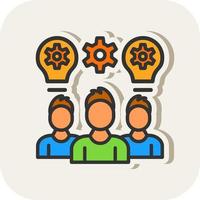 Team Work Vector Icon Design