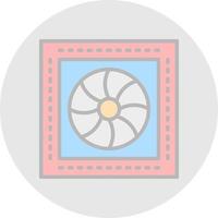 Francis Turbine Vector Icon Design