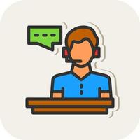 Customer Service Vector Icon Design