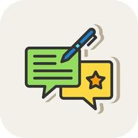 Feedback Vector Icon Design