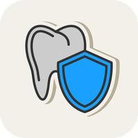 Teeth Protection Vector Icon Design