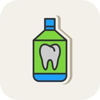 Mouthwash Vector Icon Design