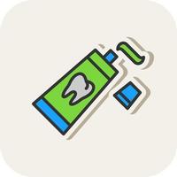 Tooth Paste Vector Icon Design