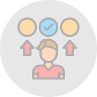 Decision Making Vector Icon Design