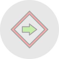 Direction Vector Icon Design