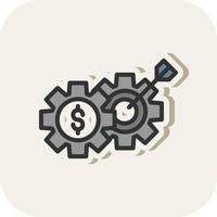 Marketing Techniques Vector Icon Design
