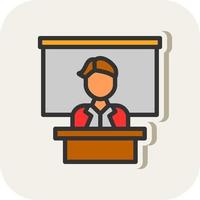 Instructor Vector Icon Design