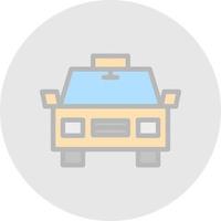 Taxi Vector Icon Design