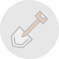 Shovel Vector Icon Design