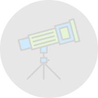 Telescope Vector Icon Design