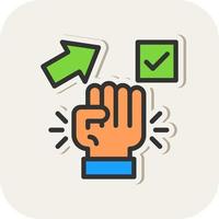 Motivation Vector Icon Design