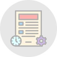 Project Management Vector Icon Design