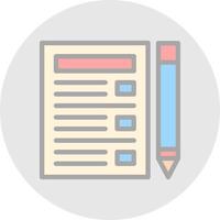 Task List Vector Icon Design