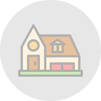 Cottage Vector Icon Design