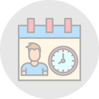 Working Hours Vector Icon Design