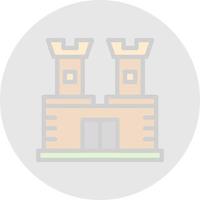 Castle Vector Icon Design
