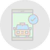 Booking App Vector Icon Design