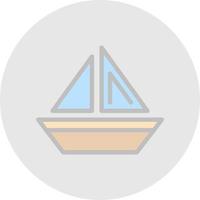 Boat Vector Icon Design