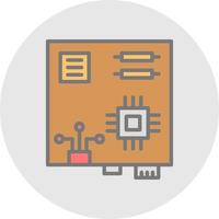 Motherboard Vector Icon Design