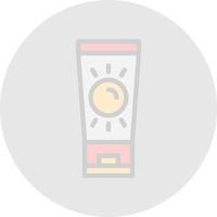 Sunblock Vector Icon Design