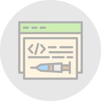 Code Injection Vector Icon Design