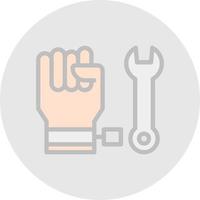 Forced Labour Vector Icon Design