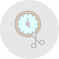 Cut TIme Vector Icon Design