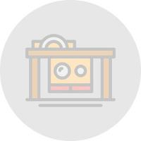 Table Saw Vector Icon Design