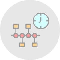 Timeline Vector Icon Design