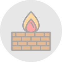 Firewall Vector Icon Design