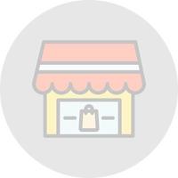 Market Place Vector Icon Design