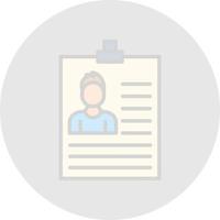 Identification Vector Icon Design