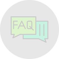 Faq Vector Icon Design