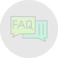 Faq Vector Icon Design