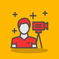 Movie Making Vector Icon Design