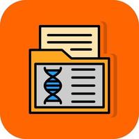 Genetic Data Vector Icon Design