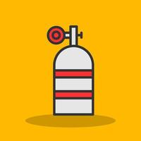 Oxygen Tank Vector Icon Design