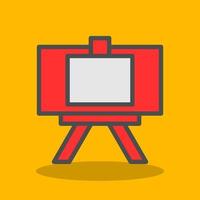 Canvas And Easel Vector Icon Design