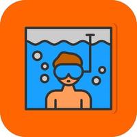 Diving Vector Icon Design