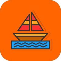 Sailing Vector Icon Design