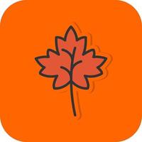 Autumn Leaves Vector Icon Design