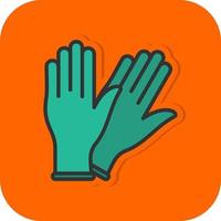 Gloves Vector Icon Design