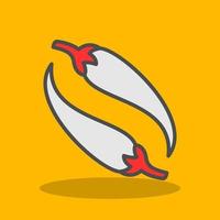 Chili Vector Icon Design