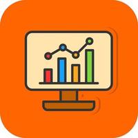 Analytics Vector Icon Design